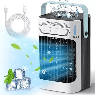 Portable Air ConditionersPersonal Evaporative Air Cooler 3in1 Mini Desktop Cool • $97.22