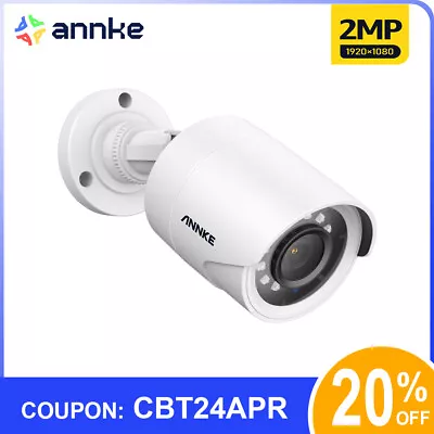 ANNKE 1080P 4in1 Analog Security Camera Home Outdoor CCTV IR Night Vision IP66 • $24.99