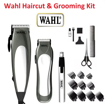 Wahl Mens Electric Hair Clippers +Beard Trimmer Mens Shaver+Nose Ear Hair Shaver • $79.90