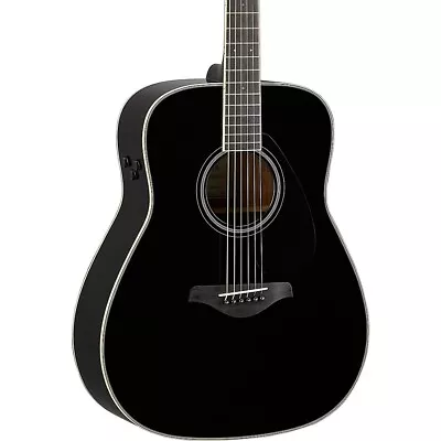 Yamaha FG-TA TransAcoustic Dreadnought Acoustic-Electric Guitar Black • $599.99