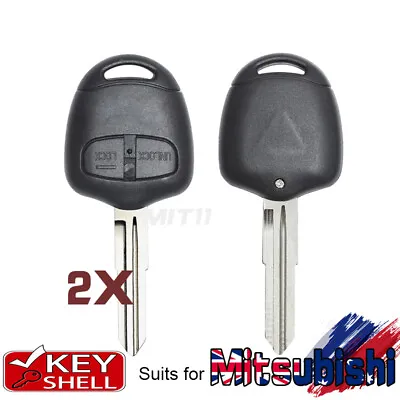 $12.90 • Buy 2 Remote Key Shell Case Fob For Mitsubishi Lancer EVO CT9A VII VIII IX Outlander