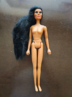 Vintage 12  Cher Doll - Long Hair Rooted Eyelashes Nude • $19.99