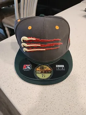 New Boise Hawks Hat Cap New Era Size 7 7/8 Fitted Green MiLB Baseball 59Fifty  • $18.90