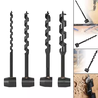 Wood Auger Drill Bit Manual Portable Hand Drill Digger For Garden Fishing • £15.72