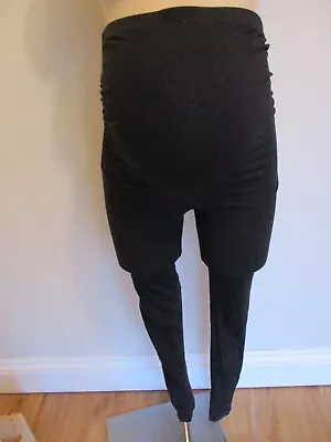 George Maternity Black Over Bump Full Length Leggings Size 8 • £1.99