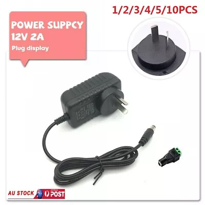1-10X AC 240V To DC12V 2A 24W Power Supply Adapter Charger For LED Strip Lights • $12.99