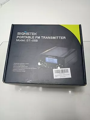 Signstek ST-05B Dual Mode Long Range Stereo Broadcast Home FM Transmitter • $39.95