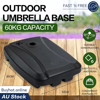 $101.95 • Buy Outdoor Umbrella 3M Stand Base Stand Pod Sand/Water Patio Cantilever With Wheels