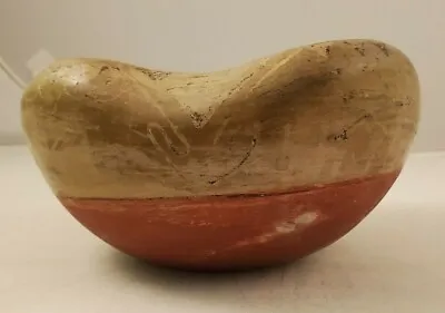 Native American Maricopa Pottery Square Mouth Bowl Nice Vintage Piece • $165