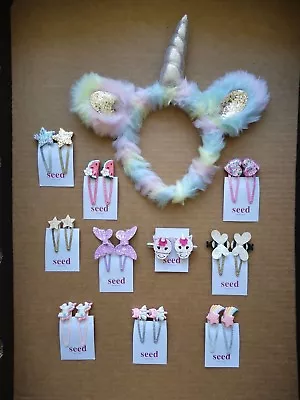 $14.30 • Buy 2 Pack SEED HERITAGE Girls Hair Clips Snaps Accessories (Combined Postage)
