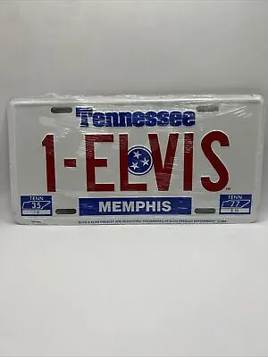 Tennessee Decoration License Plate Memphis 1-ELVIS Presley Rare Sealed New 1994 • $25.99