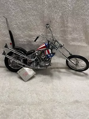 Franklin Mint  Easy Rider Captain America Diecast Harley Davison Chopper *READ* • $195