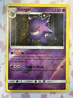 Pokemon - Gengar - Crimson Invasion - 38/111 - Holo • $10