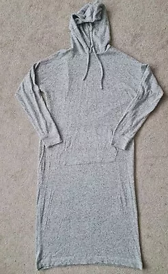 M&S Grey Lounge Dress Top. Grey Fleck. Size 10. Hooded Pouch • £6