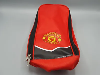 £8 • Buy Vintage Manchester United Football Boot/Shoe Bag 1997 PE Kit Back To School