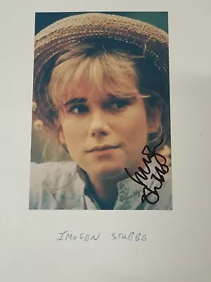 Imogen Stubbs UK Actress Signature On Colour Photo • £9.99