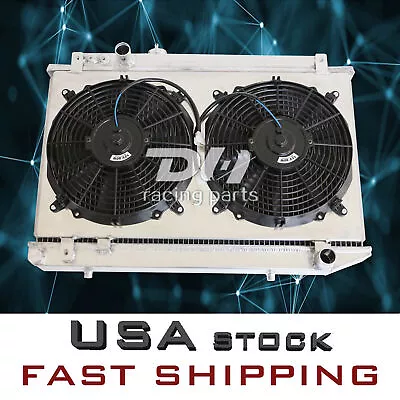 3 Row Radiator+Shroud+Fan For 86-92 Toyota Supra MZ20 MZ21 MK3 MA70 7MGTE TURBO • $199