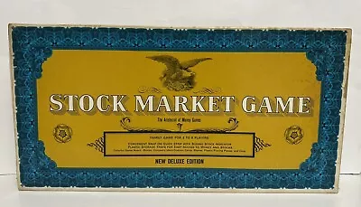 Stock Market Board Game 1968 Vintage Whitman “New Deluxe Edition” Pre-Owned • $40