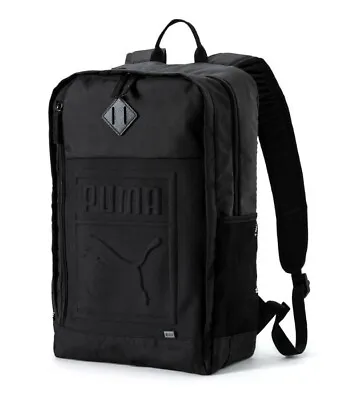 $42.50 • Buy Puma Square Backpack, Style 075581_01, Unisex, Black, BNWT, RRP $60