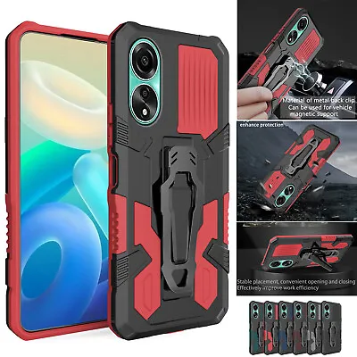 For VIVO Y21S Y33 Y21 Y22 Y17 Y15  Hybrid Shockproof Armor Hard Case Back Clip • $16.99