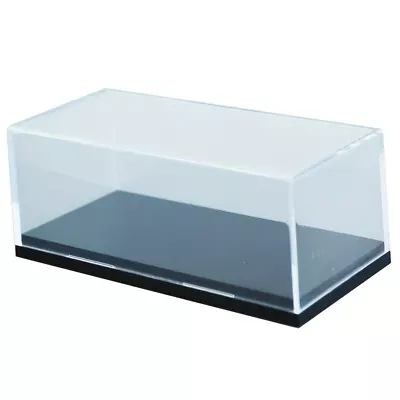 1:64 Acrylic Case Display Box Transparent Dust Proof W/ PU Base For Model Car • $7.99