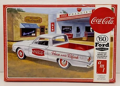 AMT 1:25 Scale Coca-Cola 1960 Ford Ranchero With Ice Chest And Two Bottle Crates • $42.66