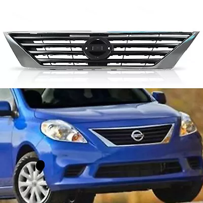 Fit For 2012-2014 Nissan Versa Sedan GRILL Grille Chrome / Painted 623103BA5A • $39.05