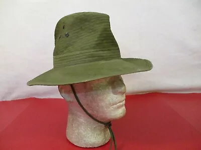 Vietnam US Army Jungle Hat & Mosquito Net - HGU-18/P Tropical Hat Dtd '64 - RARE • $99.99