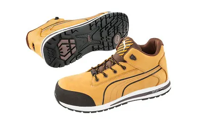 $222.50 • Buy Puma Dash Safety Shoe Light Weight Wheat Colour Style 633187 PUMA Work Boots