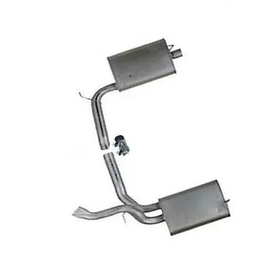 Exhaust Muffler Resonator Fits: 1998 - 2000 S70 V70 2.4L Turbo AWD • $198.74