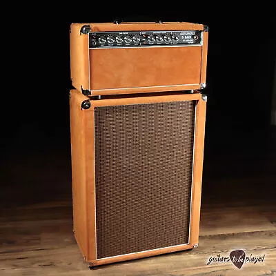 Amplified Nation Ampliphonix & Gain 50W Head & 212 Cab – Golden Brown Suede • $5006