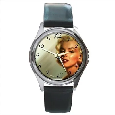 Marilyn Monroe Round Metal Watch • $22