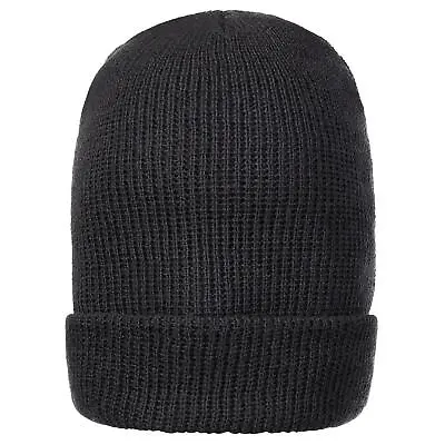 Watch Cap - Wool GI Type Made In US Black One Size 3 Pack • $27.99