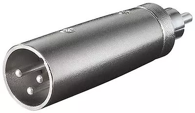 Goobay XLR Adapter XLR Male (3-pin) To RCA Male (27456) • £4.26