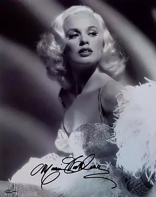 Mamie Van Doren Signed 11x14 Photo Playboy Playmate OC Dugout Hologram I Auto • $107.99