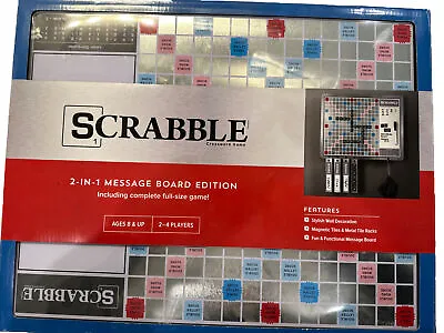 Scrabble 2-in-1 Message Board Edition Licensed By Has To Magnetic New Open Box • $30