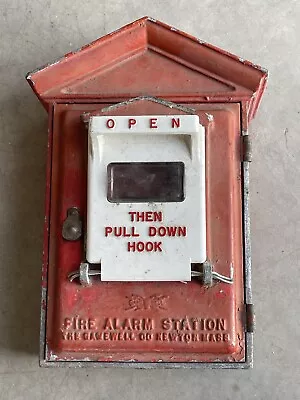 Vintage Antique Gamewell Fire Alarm Pull Station Fireman Box • $269.95