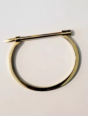  Nail Point Screw Type Bangle Bracelet D Style Marked Stainless Steel  • $12
