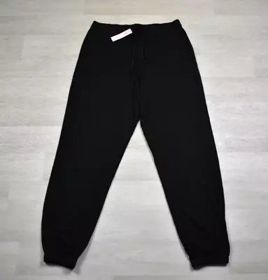 NWT Victoria's Secret Black Joggers Lightweight Size Medium New • $27.88