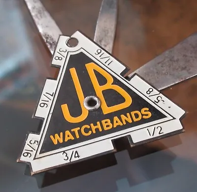 Vintage JB Watch Bands Measuring Tool Gauge Watchmakers Case Opener Advertising • $15