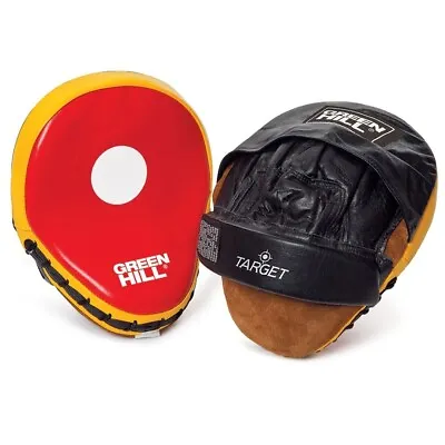 Green Hill Target Boxing Focus Mitts Training Punch MMA Strike Curved Pad Kick • $89.99