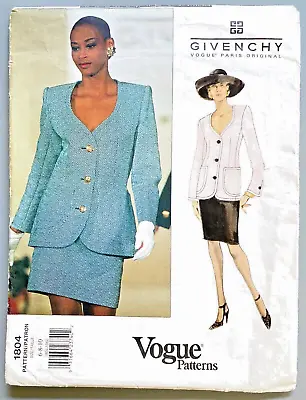 Vogue Paris Original Givenchy # 1804 Un-cut/factory Folded  Sz. 6-8-10. • $21