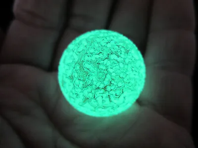 25mm GLOW IN THE DARK SHOOTER Glass Mib Marbles Ball Large 1  • $6.95
