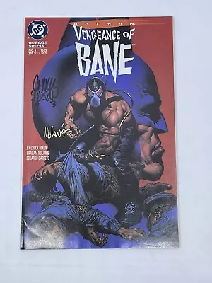 Batman: Vengeance Of Bane #1 1993 SIGNED DIXON NOLAN 1st App Bane Vintage RARE • £120.64