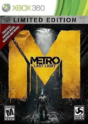 Metro: Last Light Limited Edition - Xbox 360 • $7.98