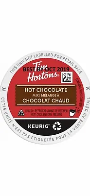 Tim Hortons Hot Chocolate Single Serve Keurig Certified K-Cup Pods For Keurig... • $15