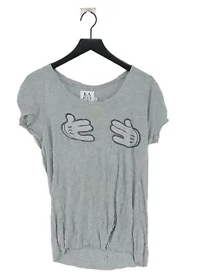 Zoe Karssen Women's T-Shirt M Grey 100% Other Basic • £11.90