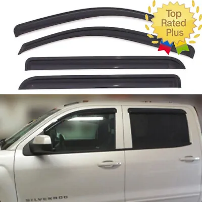For 2014-2018 Chevy Silverado/GMC Sierra 1500/ 2500/3500 CREW CAB Window Visors. • $34.30