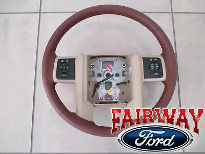 11 Thru 12 Super Duty F250 F350 OEM Ford Leather Steering Wheel King Ranch NEW • $422.95