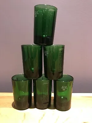 Jagermeister Shot Glasses X 6 Jager Brand New Green Branded Shot Glass 25ml • £10